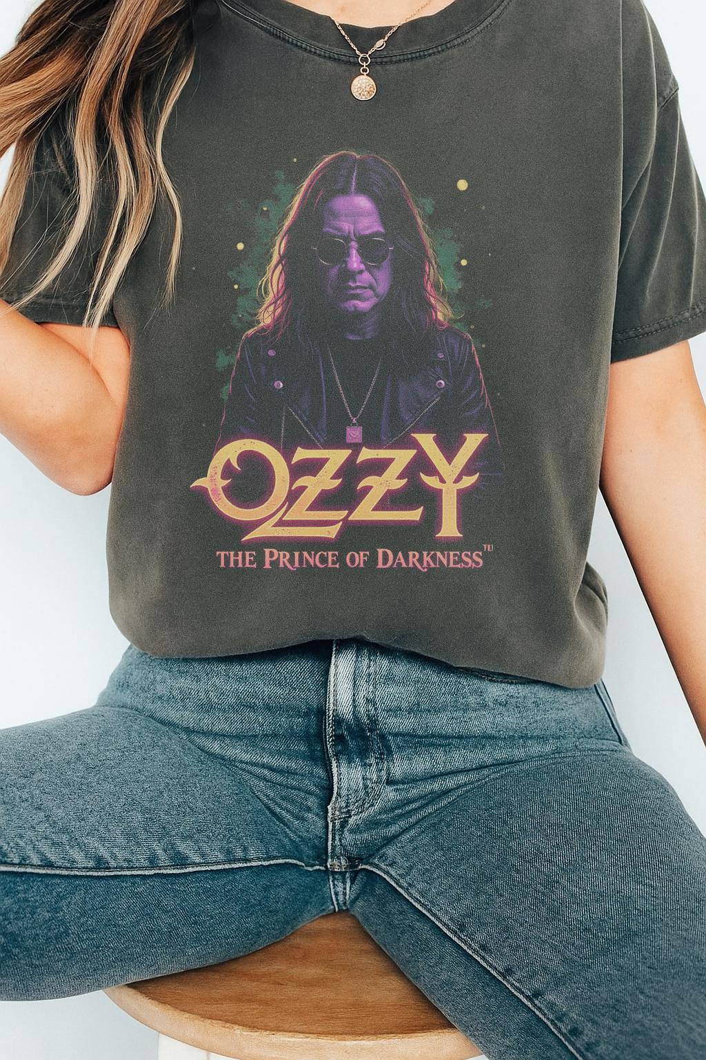 Ozzy Osbourne Digital Art | Prince of Darkness Rock Poster Design | PNG & SVG for T-Shirts, Stickers , Wall Art