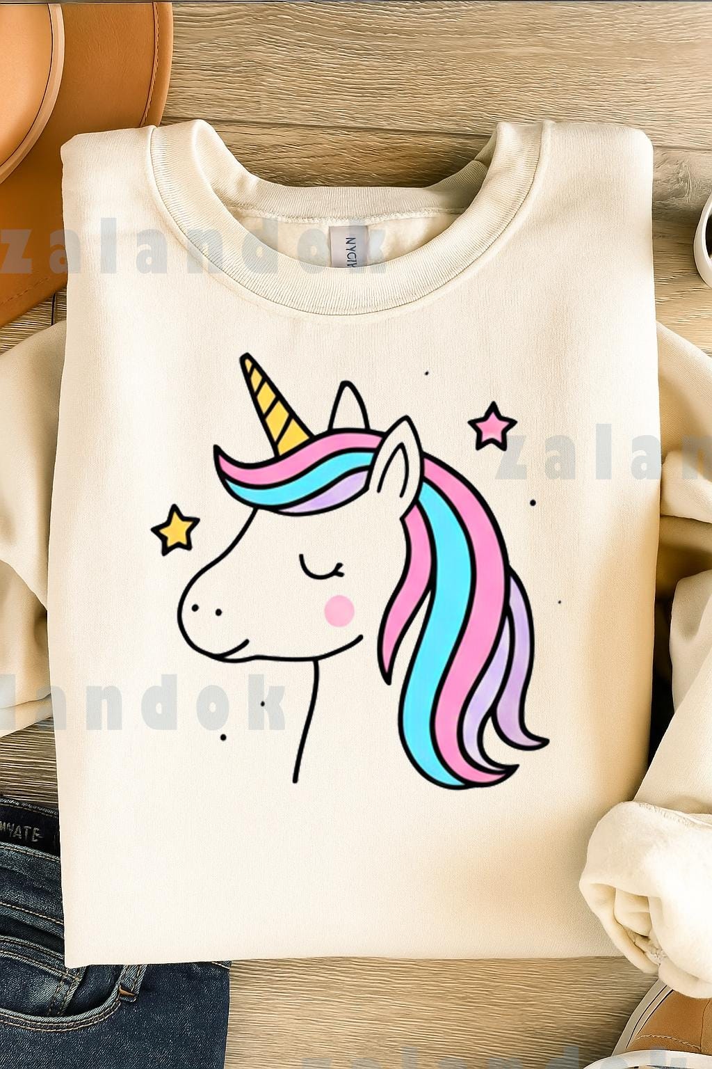 Cute Unicorn PNG & SVG | Digital Download for T-shirt Design | Printable Sublimation File | Magical Clipart
